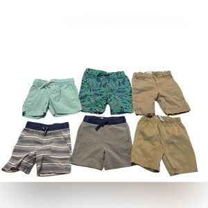 Nautica Kids Shorts Set - Green, Blue, Tan, Gray